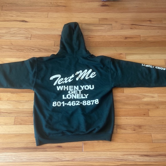 LONELY GHOST | Tops | Text Me When You Get Lonely Lonely Ghost Hoodie
